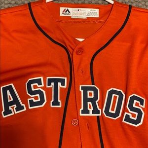 Youth m 10/12 Astros springer jersey .